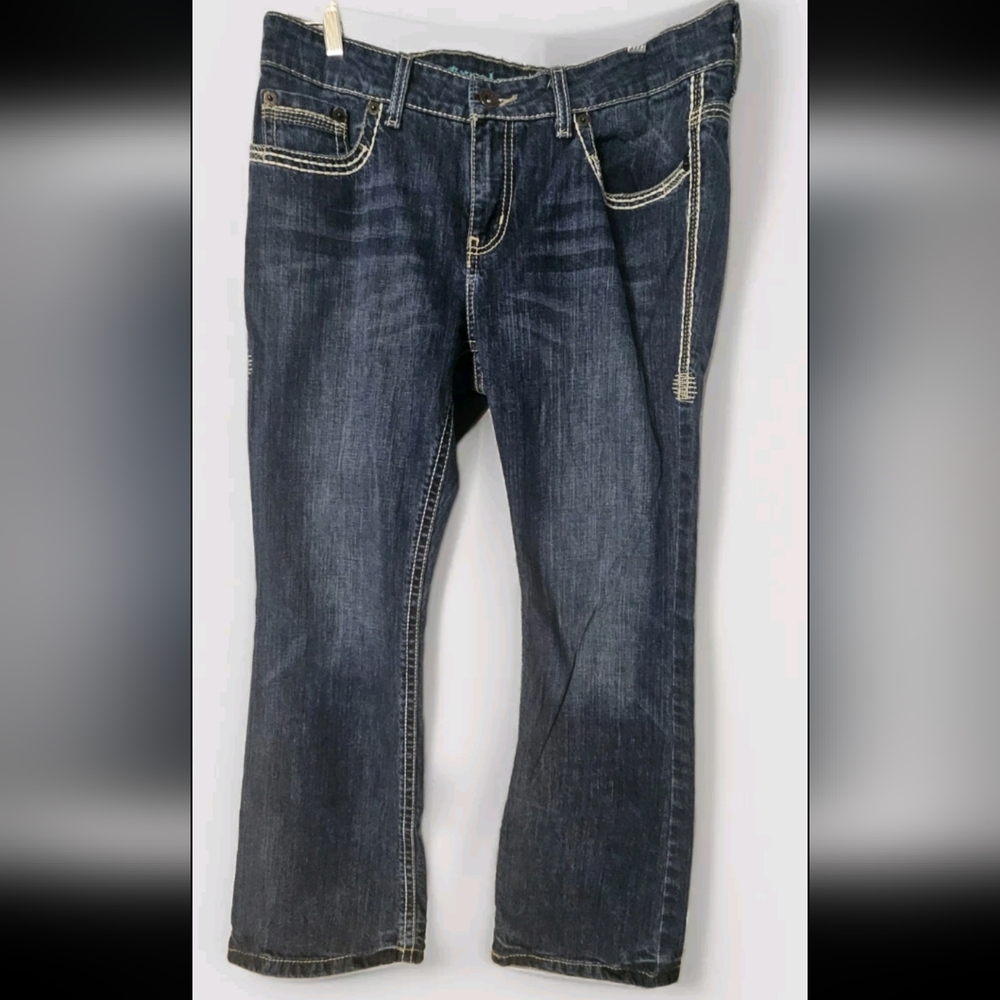 Cruel Girl Abby Denim Womens Embroidered Blue Jeans Size 32/13S 29 Inch Inseam - Picture 9 of 10
